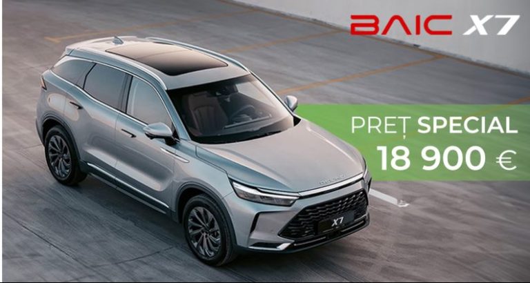 BAIC X7 2025 — disponibile acum, la un preț special!